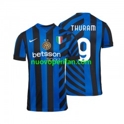 Maglie da Calcio Inter Milan Marcus Thuram 9 Uomo Prima Tenuta 2024-2025 Maniche Corte