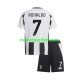 Maglie da Calcio Juventus Cristiano Ronaldo 7 Bambino Prima Tenuta 2024-2025 Maniche Corte