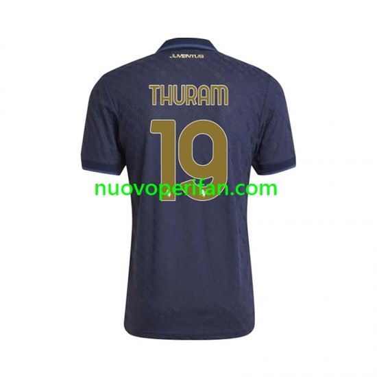 Maglie da Calcio Juventus Lilian Thuram 19 Uomo Alternativa Tenuta 2024-2025 Maniche Corte