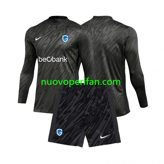 Maglie da Calcio KRC Genk Portiere Bambino Trasferta Tenuta 2024-2025 Maniche Lunghe
