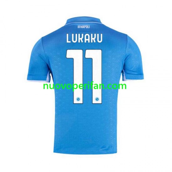 Maglie da Calcio Napoli Lukaku 11 Uomo Prima Tenuta 2024-2025 Maniche Corte