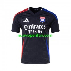 Maglie da Calcio Olympique Lyonnais Uomo Trasferta Tenuta 2024-2025 Maniche Corte