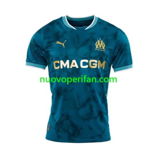 Maglie da Calcio Olympique de Marseille Uomo Trasferta Tenuta 2024-2025 Maniche Corte