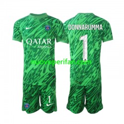 Maglie da Calcio Paris Saint-Germain Gianluigi Donnarumma 1 Portiere Bambino Trasferta Tenuta 2024-2025 Maniche Corte