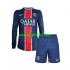 Maglie da Calcio Paris Saint-Germain Bambino Prima Tenuta 2024-2025 Maniche Lunghe