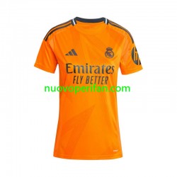 Maglie da Calcio Real Madrid Donna Trasferta Tenuta 2024-2025 Maniche Corte