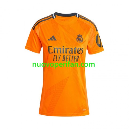 Maglie da Calcio Real Madrid Donna Trasferta Tenuta 2024-2025 Maniche Corte