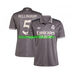 Maglie da Calcio Real Madrid BELLINGHAM 5 Uomo Alternativa Tenuta 2024-2025 Maniche Corte