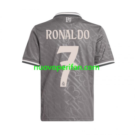 Maglie da Calcio Real Madrid Cristiano Ronaldo 7 Uomo Alternativa Tenuta 2024-2025 Maniche Corte