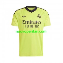 Maglie da Calcio Real Madrid Portiere Uomo Alternativa Tenuta 2024-2025 Maniche Corte