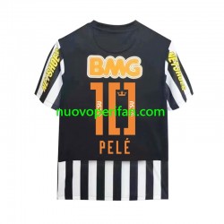 Maglie da Calcio Santos PELE 10 -2012 Retro Uomo Trasferta Tenuta 2011 Maniche Corte
