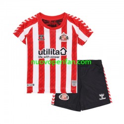 Maglie da Calcio Sunderland Bambino Prima Tenuta 2024-2025 Maniche Corte