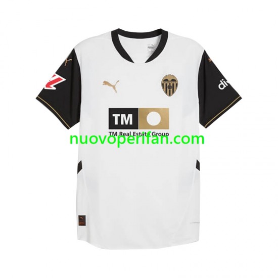 Maglie da Calcio Valencia CF Uomo Prima Tenuta 2024-2025 Maniche Corte
