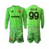 Maglie da Calcio AS Roma Mile Svilar 99 Portiere Bambino Prima Tenuta 2026-2027 Maniche Lunghe