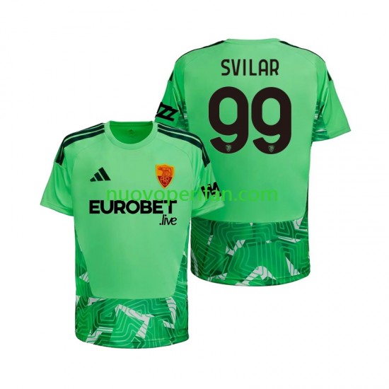 Maglie da Calcio AS Roma Mile Svilar 99 Portiere Uomo Prima Tenuta 2026-2027 Maniche Corte