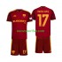 Maglie da Calcio AS Roma Manu Kone 17 Bambino Prima Tenuta 2026-2027 Maniche Corte