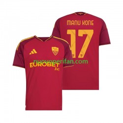 Maglie da Calcio AS Roma Manu Kone 17 Uomo Prima Tenuta 2026-2027 Maniche Corte