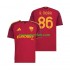 Maglie da Calcio AS Roma Rodrigo Mora 86 Uomo Prima Tenuta 2026-2027 Maniche Corte