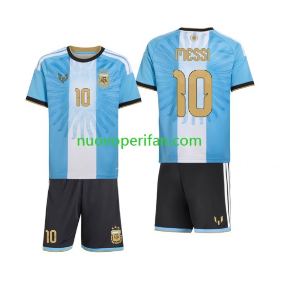 Maglie da Calcio Argentina Lionel Messi 10 Special Bambino Prima Tenuta 2026-2027 Maniche Corte