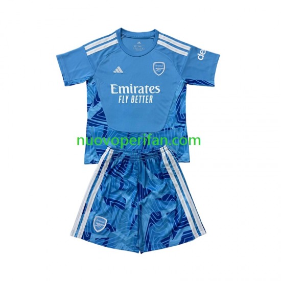 Maglie da Calcio Arsenal Portiere Bambino Quarta Tenuta 2026-2027 Maniche Corte
