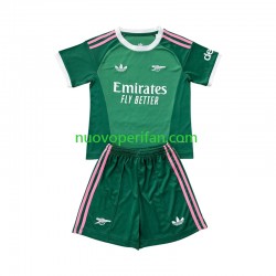Maglie da Calcio Arsenal Portiere Bambino Alternativa Tenuta 2026-2027 Maniche Corte