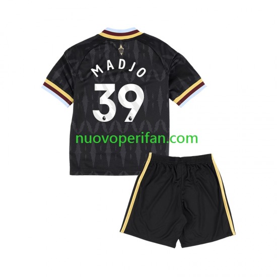 Maglie da Calcio Aston Villa Brian Madjo 39 Bambino Trasferta Tenuta 2026-2027 Maniche Corte
