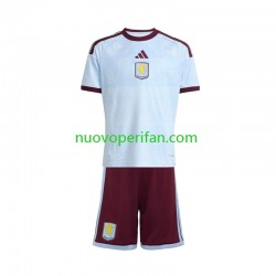 Maglie da Calcio Aston Villa Bambino Alternativa Tenuta 2026-2027 Maniche Corte