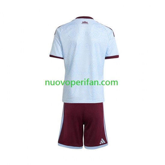 Maglie da Calcio Aston Villa Bambino Alternativa Tenuta 2026-2027 Maniche Corte
