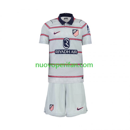 Maglie da Calcio Atlético Madrid Bambino Alternativa Tenuta 2026-2027 Maniche Corte