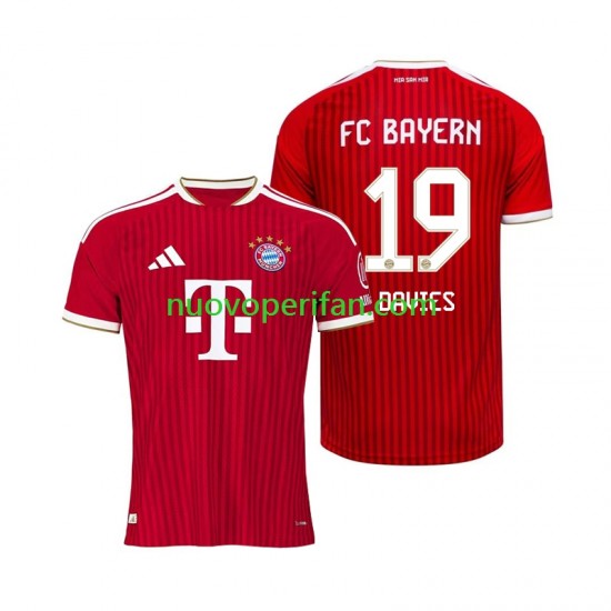 Maglie da Calcio FC Bayern München Alphonso Davies 19 Uomo Prima Tenuta 2026-2027 Maniche Corte