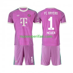 Maglie da Calcio FC Bayern München Manuel Neuer 1 Portiere Bambino Alternativa Tenuta 2026-2027 Maniche Corte