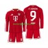 Maglie da Calcio FC Bayern München Harry Kane 9 Bambino Prima Tenuta 2026-2027 Maniche Lunghe