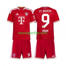 Maglie da Calcio FC Bayern München Harry Kane 9 Bambino Prima Tenuta 2026-2027 Maniche Corte