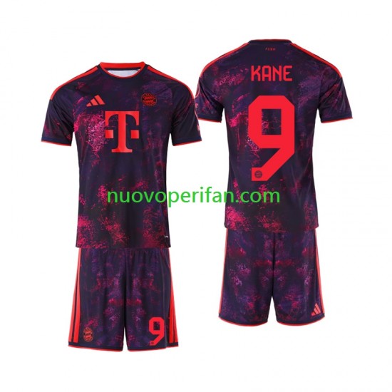 Maglie da Calcio FC Bayern München Harry Kane 9 Bambino Alternativa Tenuta 2026-2027 Maniche Corte