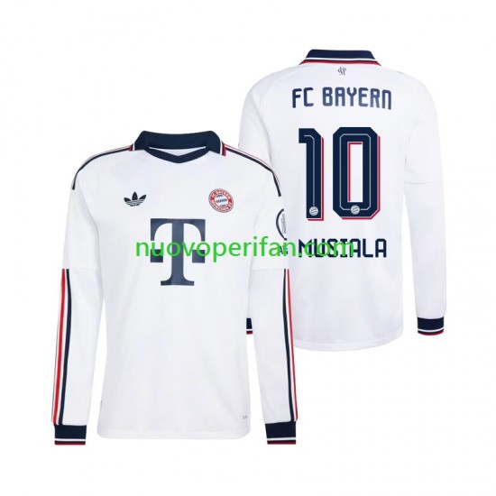 Maglie da Calcio FC Bayern München Jamal Musiala 10 Uomo Trasferta Tenuta 2026-2027 Maniche Lunghe