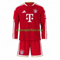 Maglie da Calcio FC Bayern München Bambino Prima Tenuta 2026-2027 Maniche Lunghe