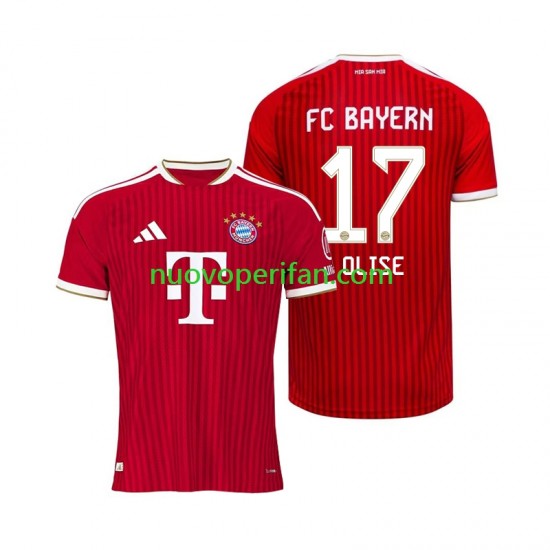 Maglie da Calcio FC Bayern München Michael Olise 17 Uomo Prima Tenuta 2026-2027 Maniche Corte