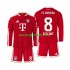Maglie da Calcio FC Bayern München Tom Bischof 8 Bambino Prima Tenuta 2026-2027 Maniche Lunghe