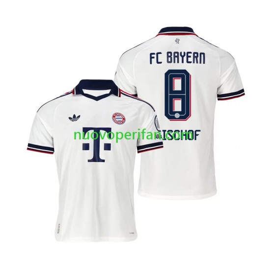 Maglie da Calcio FC Bayern München Tom Bischof 8 Uomo Trasferta Tenuta 2026-2027 Maniche Corte