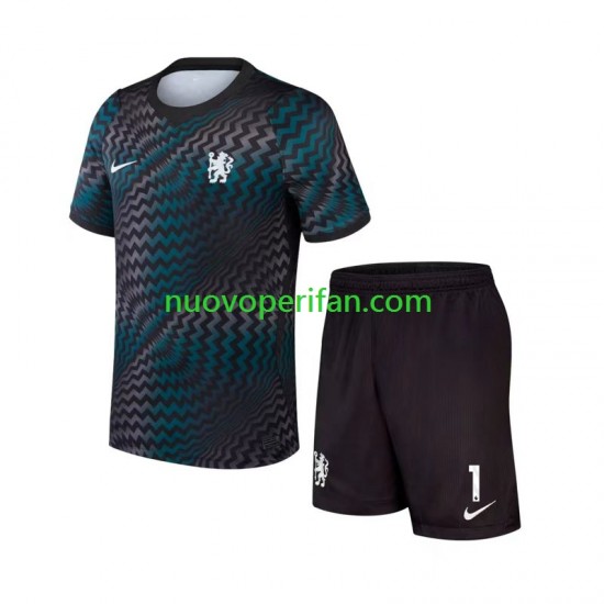 Maglie da Calcio Chelsea Emiliano Martinez 1 Portiere Bambino Prima Tenuta 2026-2027 Maniche Corte