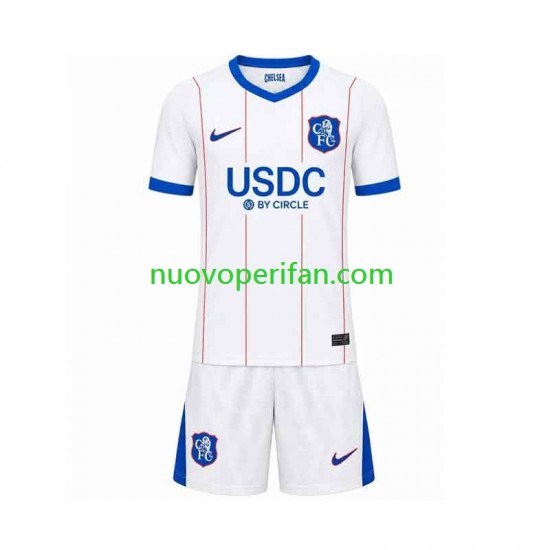 Maglie da Calcio Chelsea Bambino Alternativa Tenuta 2026-2027 Maniche Corte