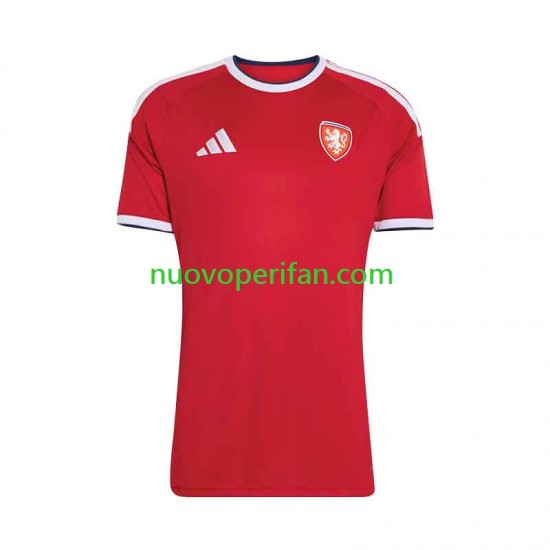 Maglie da Calcio Repubblica Ceca Uomo Prima Tenuta 2026-2027 Maniche Corte