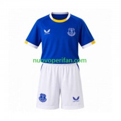 Maglie da Calcio Everton Bambino Prima Tenuta 2026-2027 Maniche Corte