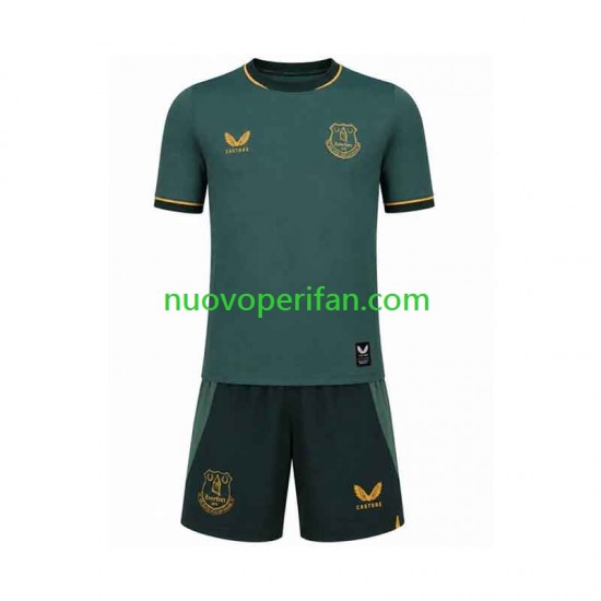 Maglie da Calcio Everton Bambino Alternativa Tenuta 2026-2027 Maniche Corte