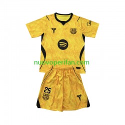 Maglie da Calcio FC Barcelona Dominik Livakovic 25 Portiere Bambino Quarta Tenuta 2026-2027 Maniche Corte