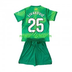 Maglie da Calcio FC Barcelona Dominik Livakovic 25 Portiere Bambino Prima Tenuta 2026-2027 Maniche Corte