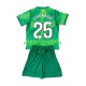 Maglie da Calcio FC Barcelona Dominik Livakovic 25 Portiere Bambino Prima Tenuta 2026-2027 Maniche Corte