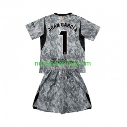 Maglie da Calcio FC Barcelona Joan Garcia 1 Portiere Bambino Trasferta Tenuta 2026-2027 Maniche Corte