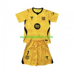 Maglie da Calcio FC Barcelona Joan Garcia 1 Portiere Bambino Quarta Tenuta 2026-2027 Maniche Corte
