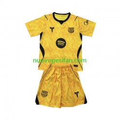 Maglie da Calcio FC Barcelona Portiere Bambino Quarta Tenuta 2026-2027 Maniche Corte